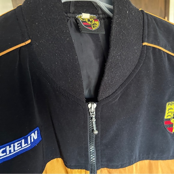 Porsche Racing Jacket Black and Tan - Picture 9 of 16